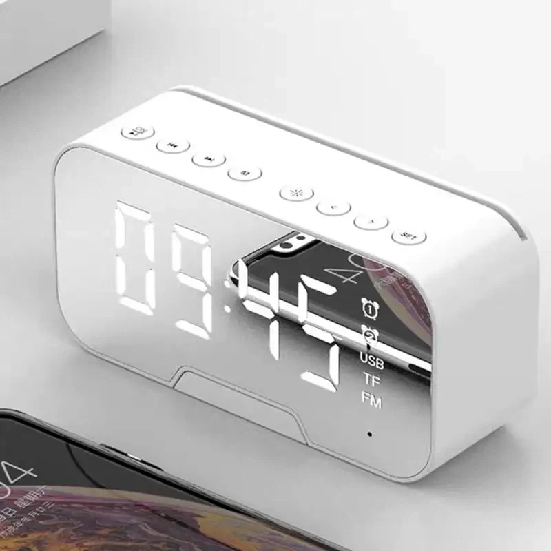 LEDライト付き目覚まし時計ワイヤレススピーカー
